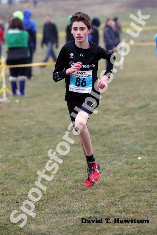 No 86, Under-15s, North East Harrier League, Wrekerton, Gateshead.